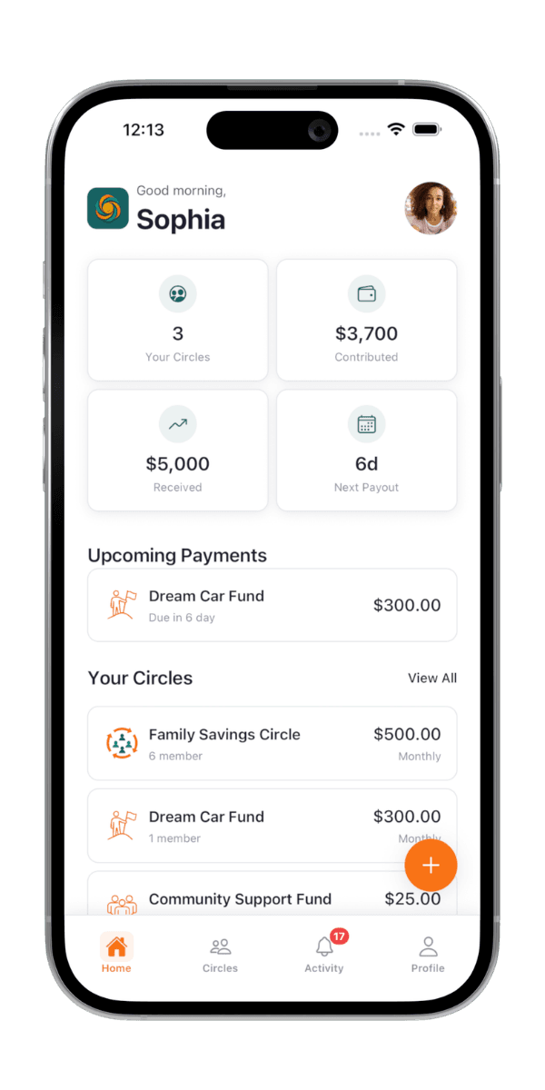 Susu app screen
