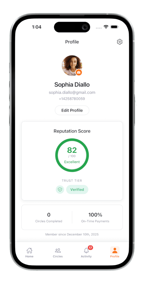 Susu app screen